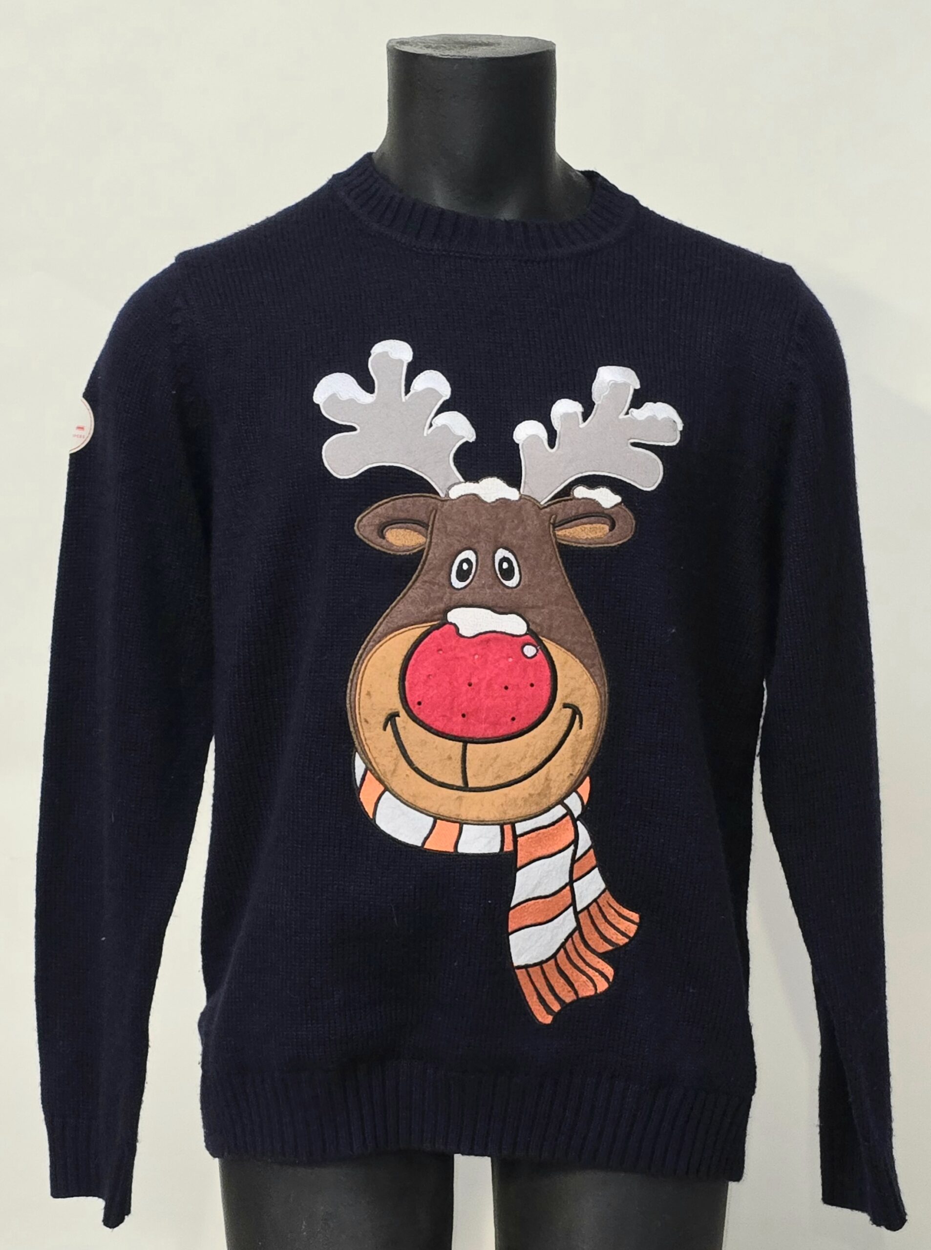 Funky Christmas Jumper 'Rudolph the Ryandeer', Size XL
