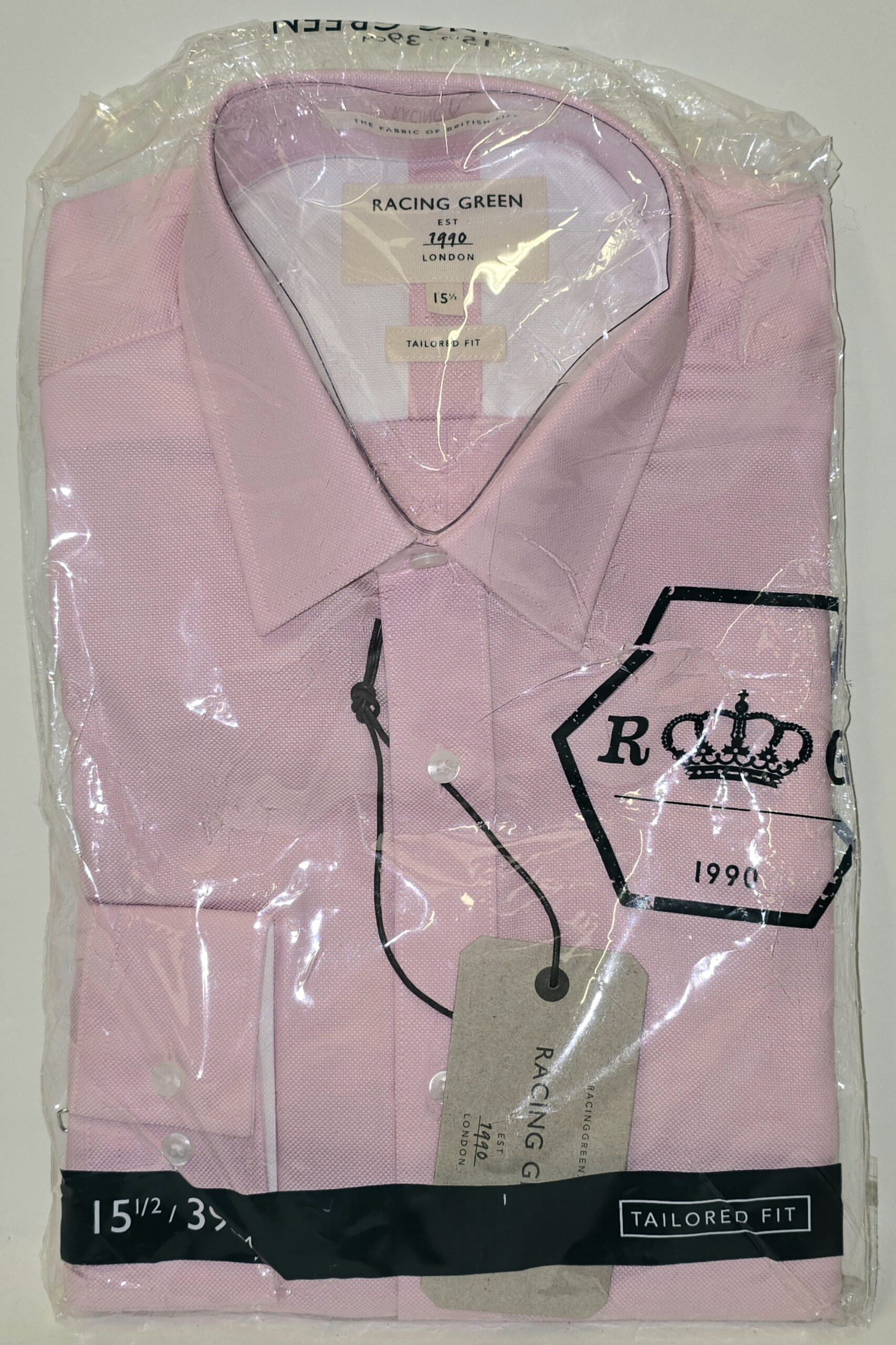 Racing Green Men's tailored shirt, Pink