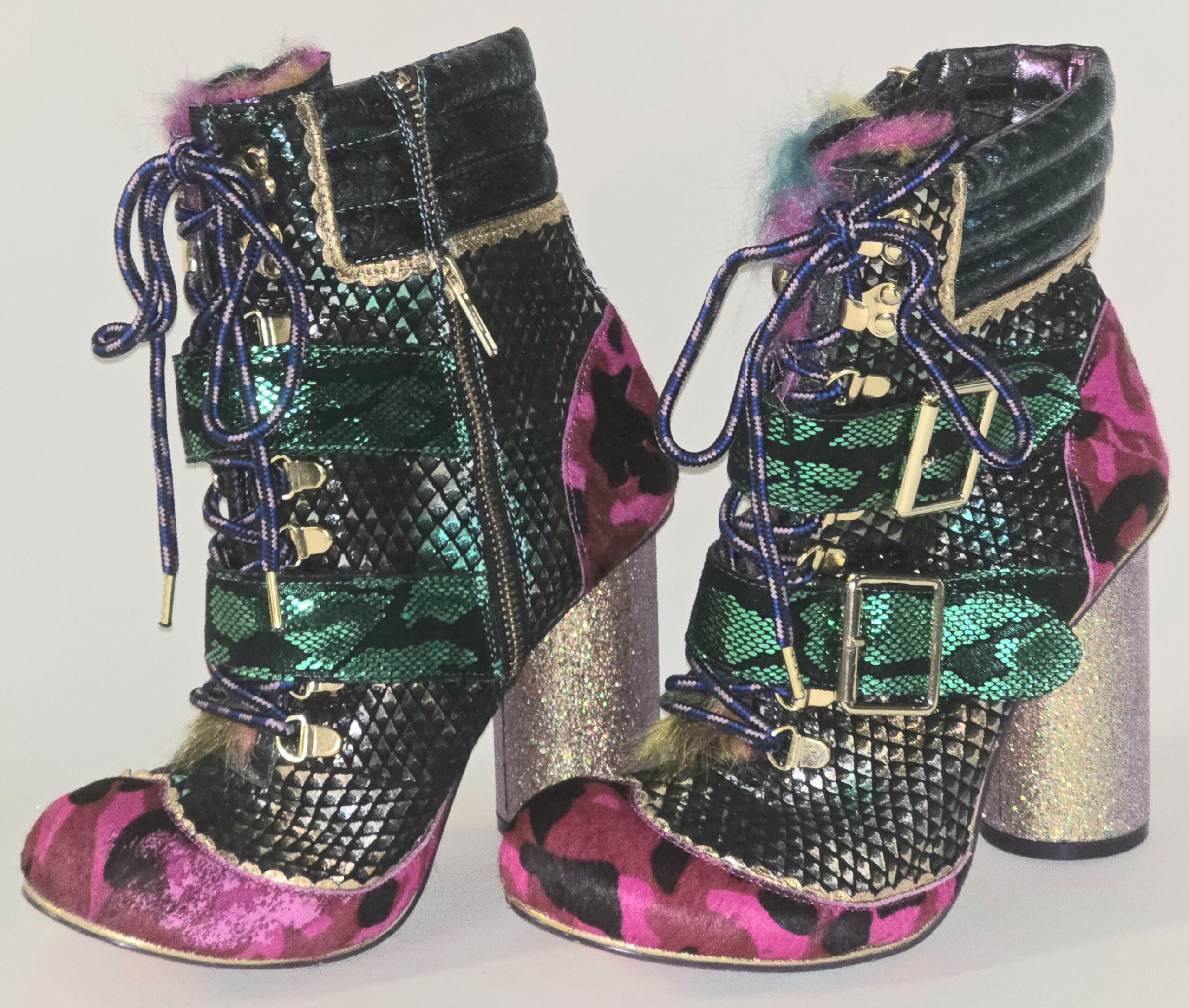 Irregular Choice Bobs Ur Uncle Boots, Size 39, UK 6