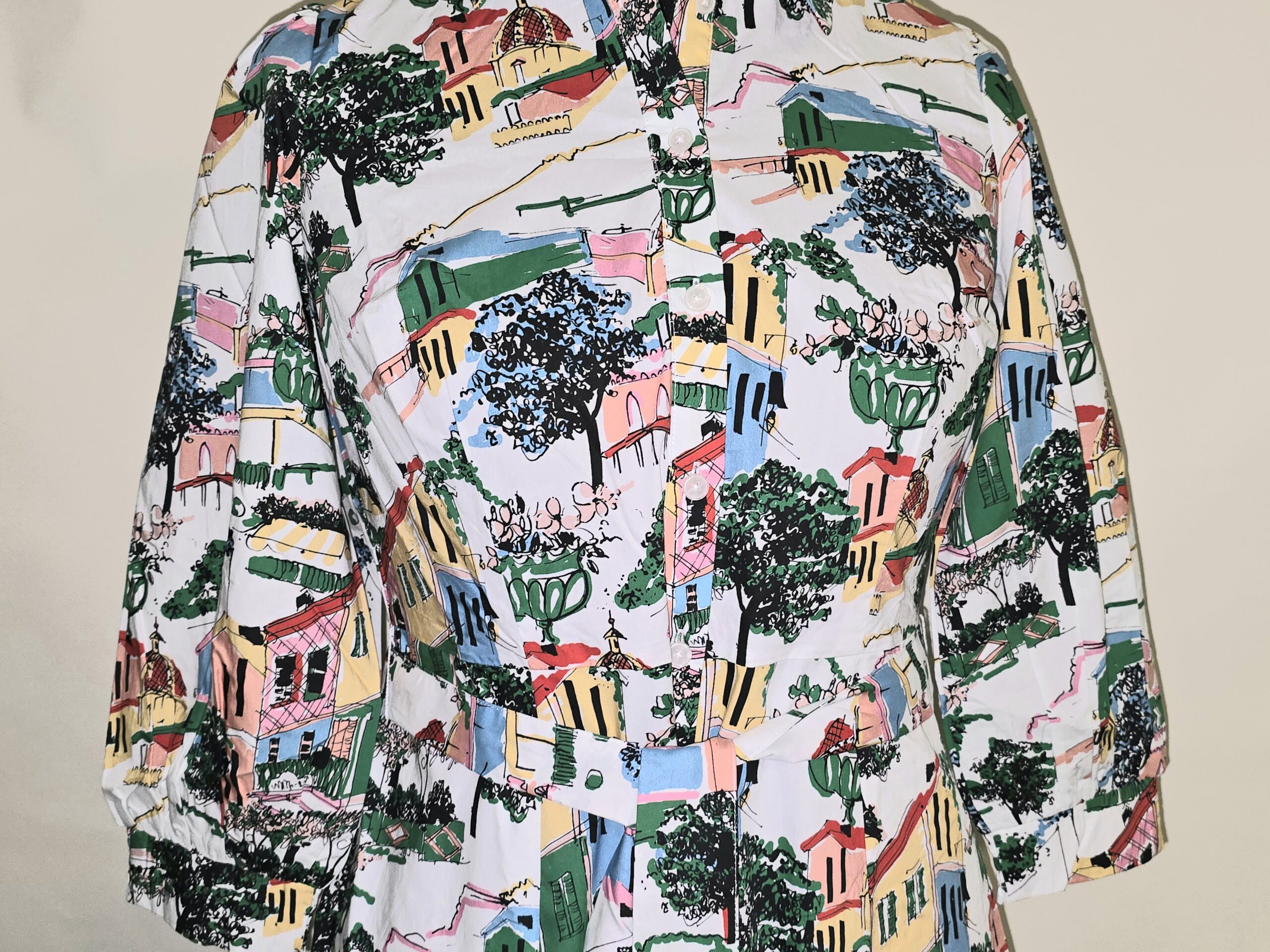 Boden Clara Cotton shirt dress, Size UK 14P - Image 9