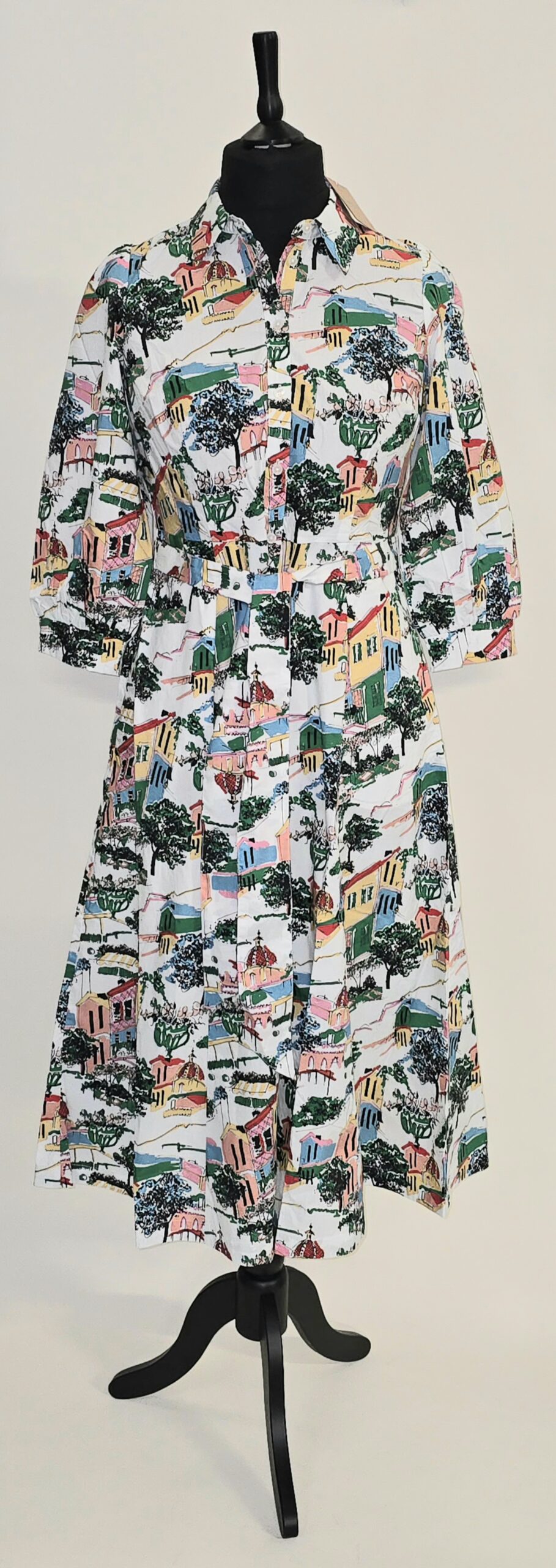 Boden Clara Cotton shirt dress, Size UK 14P