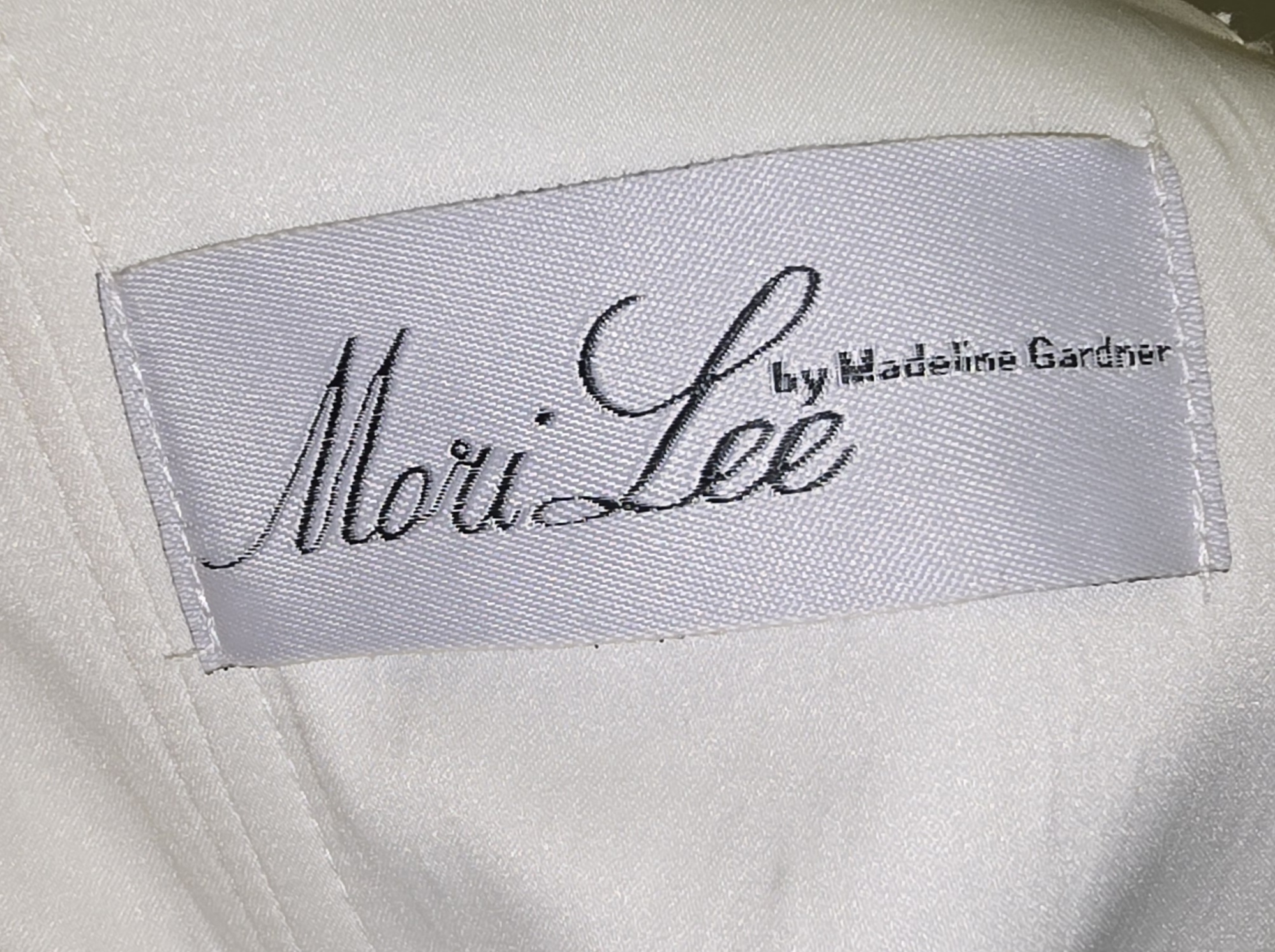 Mori Lee Peplum wedding dress, UK Size 28 - Image 5